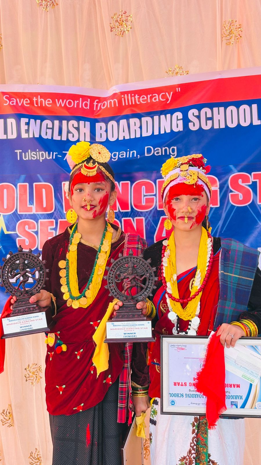 संस्कृति र करुणा बने मेरिगोल्ड डान्सिङ स्टार