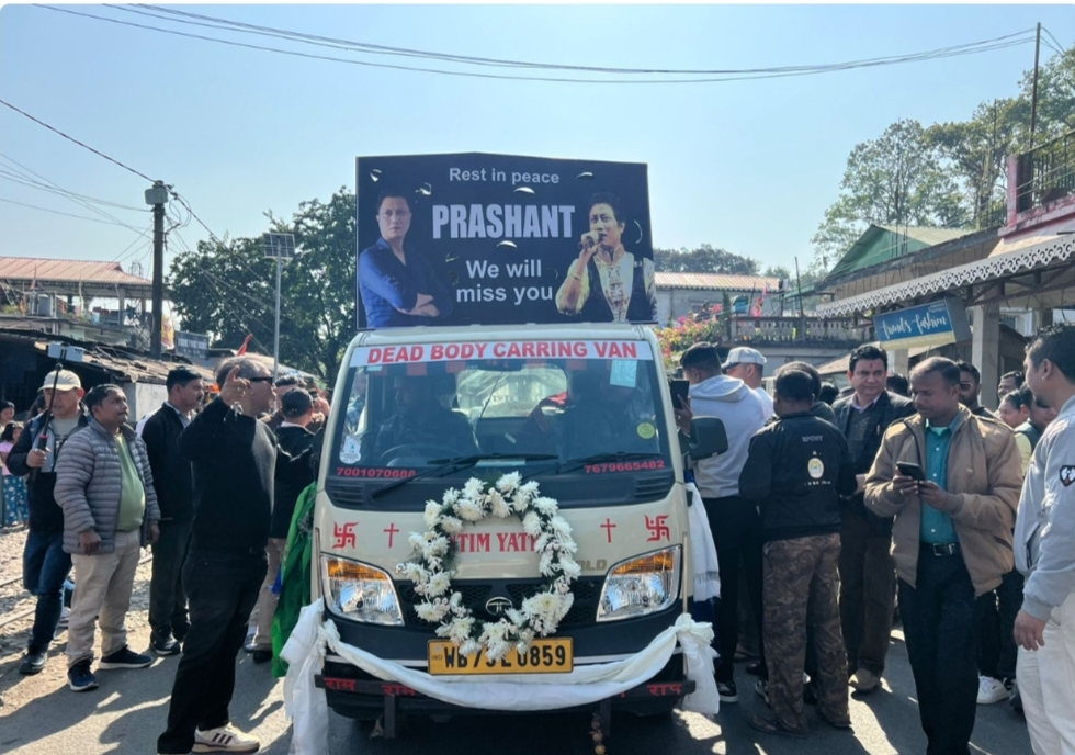 दार्जिलिङमा प्रशान्त तामाङको शवयात्रा, आजै अन्त्येष्टि