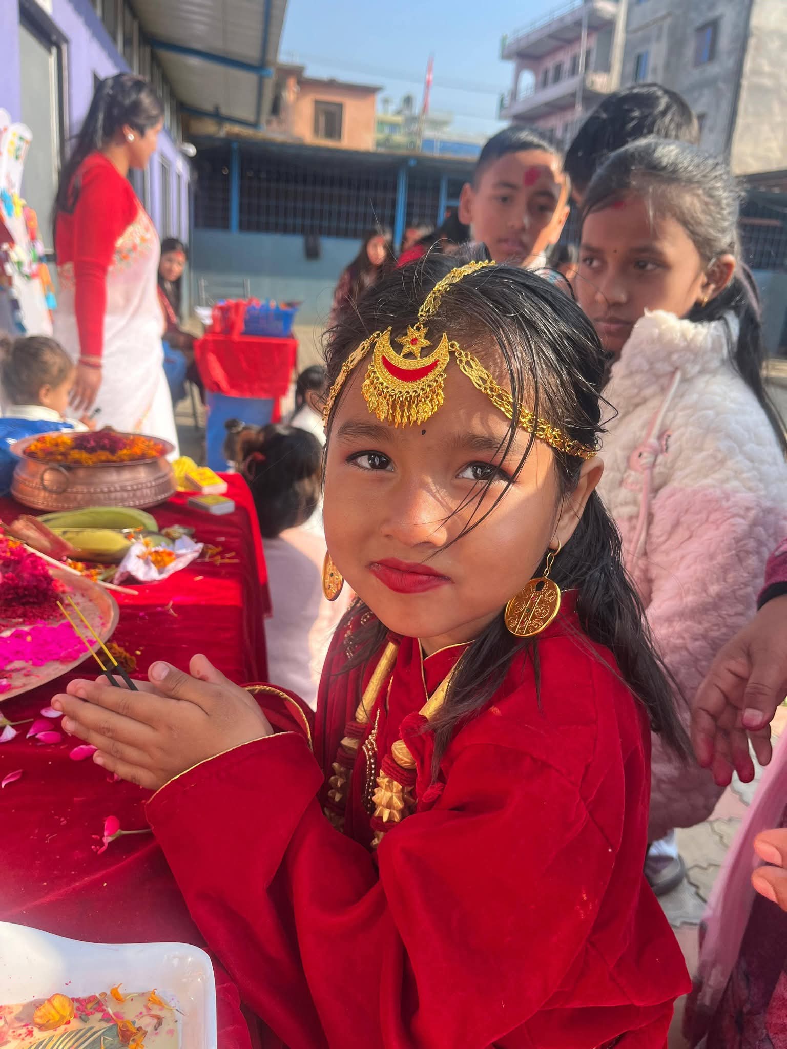 लक्ष्य एकेडेमीमा सरस्वती पूजा तथा अक्षरारम्भ कार्यक्रम सम्पन्न