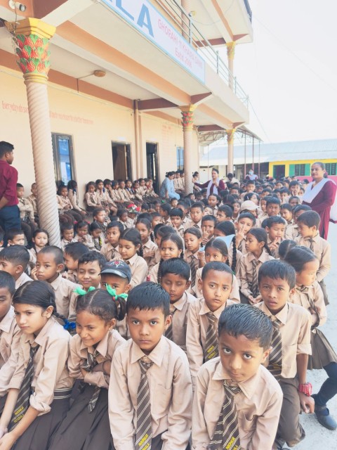 परोपकार पाठशालामा विद्यार्थी नेतृत्व चयन