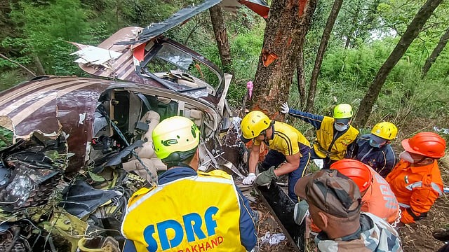 भारतको उत्तराखण्डमा हेलिकप्टर दुर्घटना हुँदा ५ जनाको मृत्यु