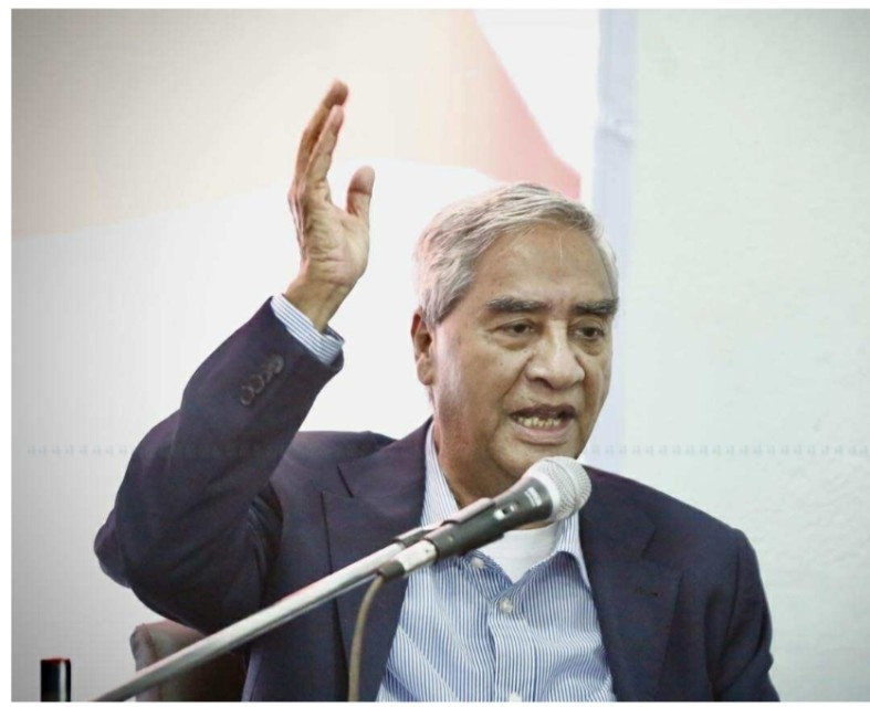 "देशलाई संवैधानिक बाटोमा फर्काउने आधार निर्वाचन हो" : देउवा