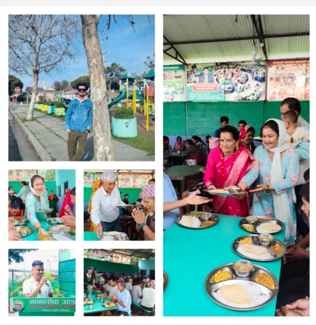 साहिल महताराले जन्मदिनमा मानव सेवा आश्रमका आश्रितहरूलाई भोजन गराए