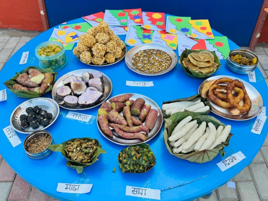 माघीको अवसरमा डिभाईन टेम्पलमा थारु खाना प्रदर्शन : फोटो फिचर