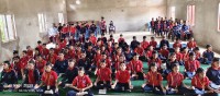 अन्तर्राष्ट्रिय योग दिवसको पूर्वसन्ध्यामा शारदा विद्या मन्दिरमा योग अभ्यास