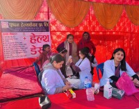 पुष्पन हेल्थ केयरद्वारा निःशुल्क स्वास्थ्य शिविर सञ्चालन
