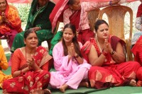 तुलसीपुरमा जारी महायज्ञमा दाताहरु बढ्दै, शुक्रबार करिब १ लाख २८ हजार आर्थिक संकलन