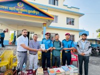 डिभाईन टेम्पल एकेडेमीद्वारा ईप्रका तुलसीपुरमा पुस्तक प्रदान