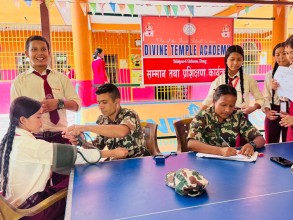 डिभाइन टेम्पल एकेडेमीमा एनसीसी कार्यक्रम लागु