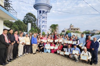 तुलसीपुर खानेपानीका पार्षदले लिए शपथ