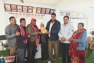 अमृतपुर खानेपानीका नवनिर्वाचित पदाधिकारीलाई तुलसीपुर खानेपानी संस्थाको बधाई तथा शुभकामना