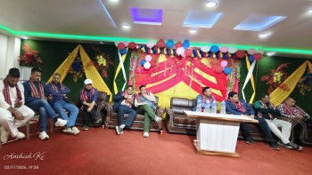 मुस्लिम समुदायले भेटे दाङ -३ का उम्मेदवार गिरीलाई