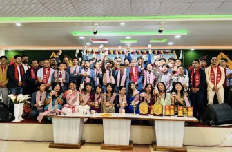 डिभाइन टेम्पल एकेडेमी कक्षा १२ का विद्यार्थीलाई विदाई