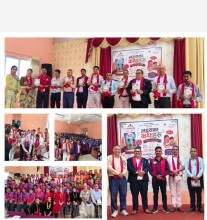 तुलसीपुरमा विद्यार्थीहरूद्वारा लिखित `लक्ष्यका कथाहरू भाग–१´ विमोचन