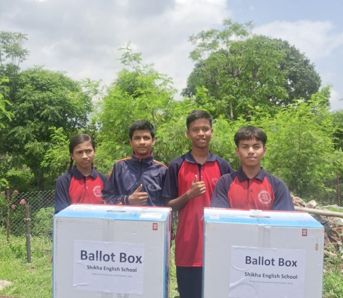 शिखा इङलिस स्कुलमा निर्वाचन बाट विद्यार्थी नेतृत्व चयन