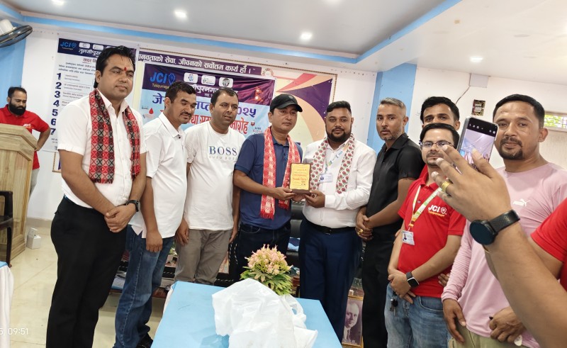 तुलसीपुरमा जेसीज सप्ताह २०२५ सम्पन्न