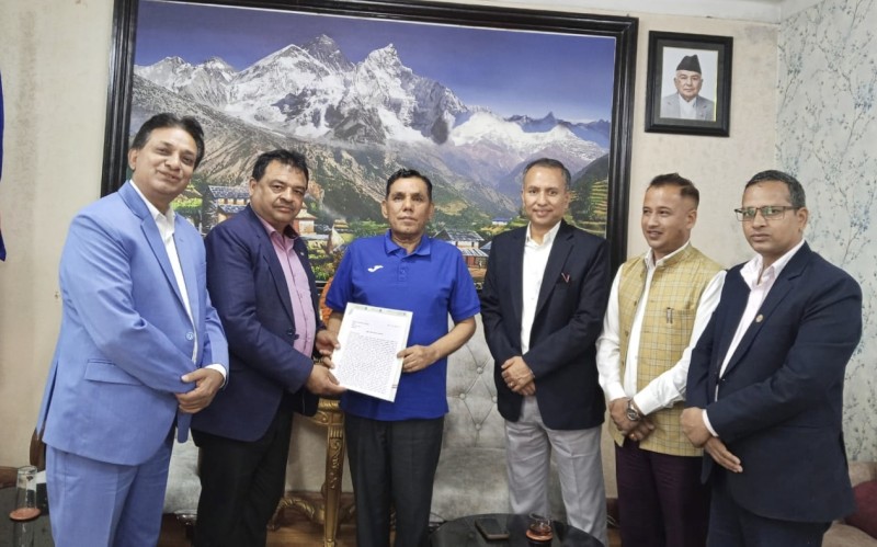 नेशनल प्याब्सन र प्याब्सनले बुझाए राष्ट्रियसभा अध्यक्षलाई ज्ञापनपत्र