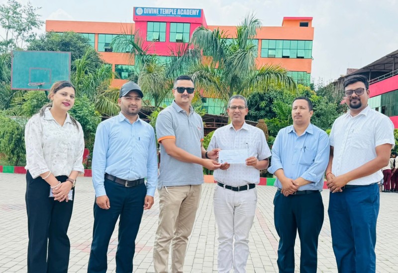 डिभाइन टेम्पलमा विद्यार्थी, शिक्षक र कर्मचारीका लागि बीमा सुविधा