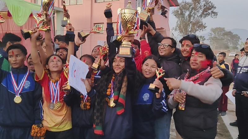 ज्ञान ज्योतीले चुम्यो एन प्याव्सन वृहत खेलकुदको उपाधी