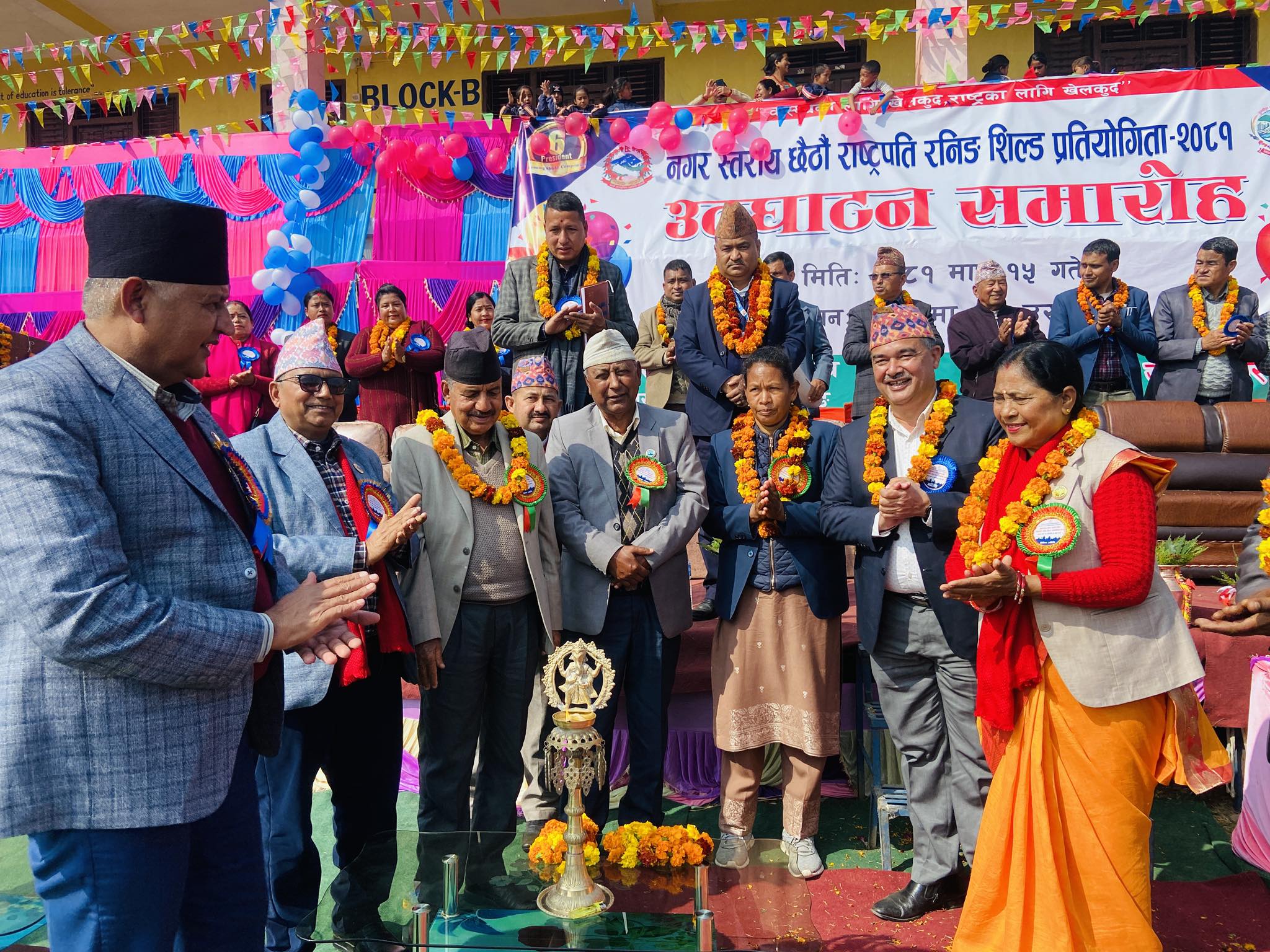 तुलसीपुरमा राष्ट्रपति रनिङशिल्ड प्रतियोगिता सुरु